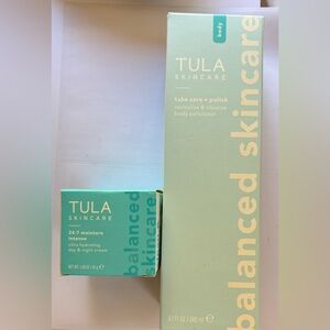 Tula skincare 24/7 day & night cream intense 1.48 oz & Take care polish 8.1 oz